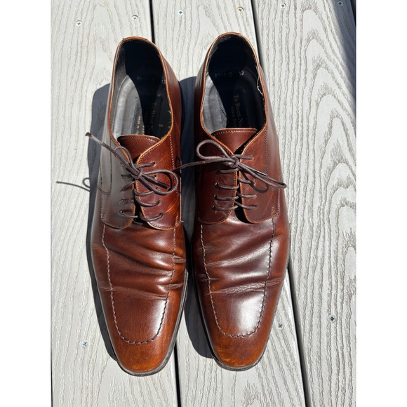 To Boot Brown Leather Oxfords - Picture 7 of 10
